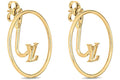 Louis Vuitton LV Eclipse Earrings Gold