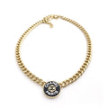 18K  Chanel Paris Choker Necklace